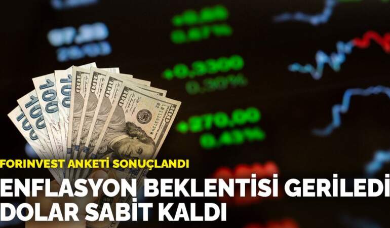 ForInvest anketi sonuçlandı: Enflasyon beklentisi geriledi, dolar sabit kaldı