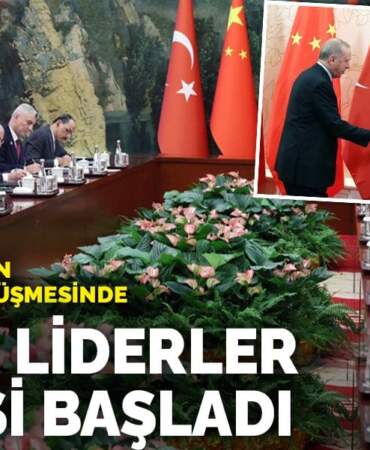 Çin’de liderler zirvesi başladı: Gözler Erdoğan ve Putin’in görüşmesinde