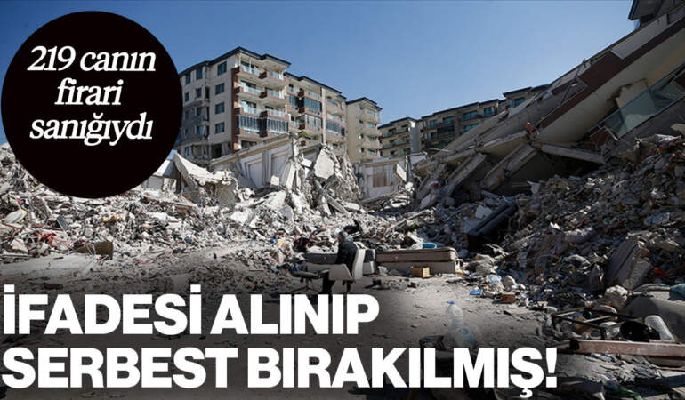 219 Kişiye Mezar Olan Apartmanın Müteahhidi Serbest Bırakılmış!