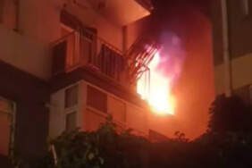 Ankara’da 7 Katlı Apartmanda Yangın Paniği
