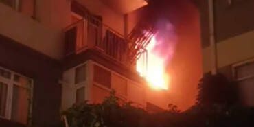 Ankara’da 7 Katlı Apartmanda Yangın Paniği