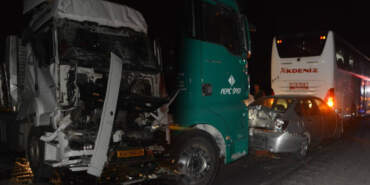 Ayvalık’ta Zincirleme Kaza! 1 Ölü, 3 Yaralı