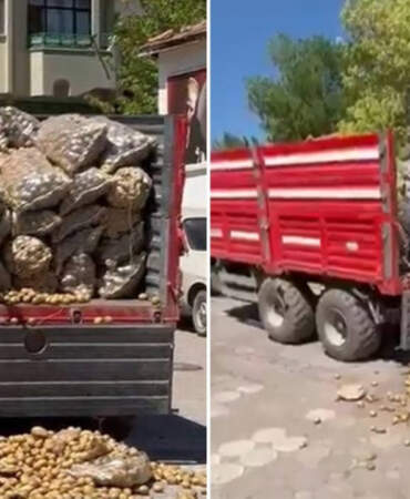 Bedava Patates Dağıtmıştı… Destek Bekleyen Çiftçiye Soruşturma Şoku!
