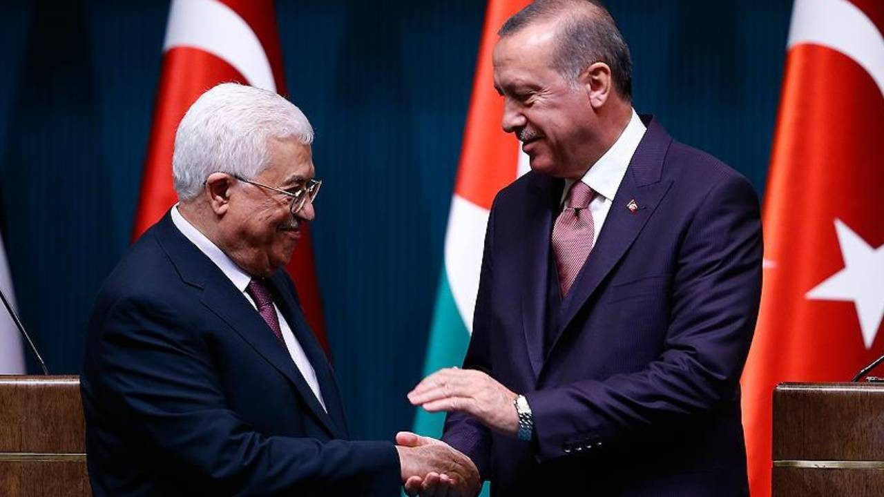 Cumhurbaşkanı Erdoğan, Filistin Devlet Başkanı Abbas ile Telefonda Görüştü