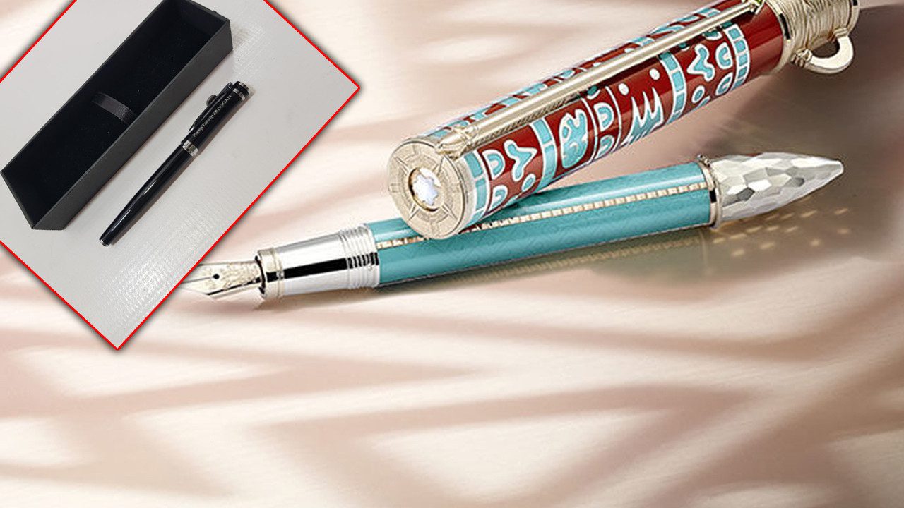 Cumhurbaşkanı Erdoğan’ın Hediye Ettiği Kalemleri Gelir Kapısı Yapmışlar! Fiyatı Dudak Uçuklattı