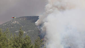 Pamukkale’de 18 Saatlik Alev Nöbeti… Orman Yangını Kontrol Altında