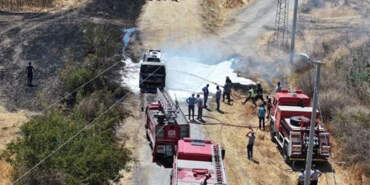 Edirne’de Seyir Halindeki Akaryakıt Tankeri Alev Aldı