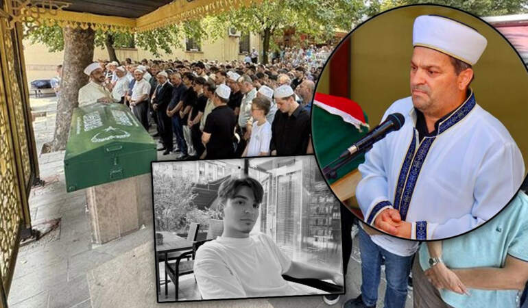 Evlada Son Görev! Acılı Baba, Oğlunun Cenaze Namazını Kıldırdı