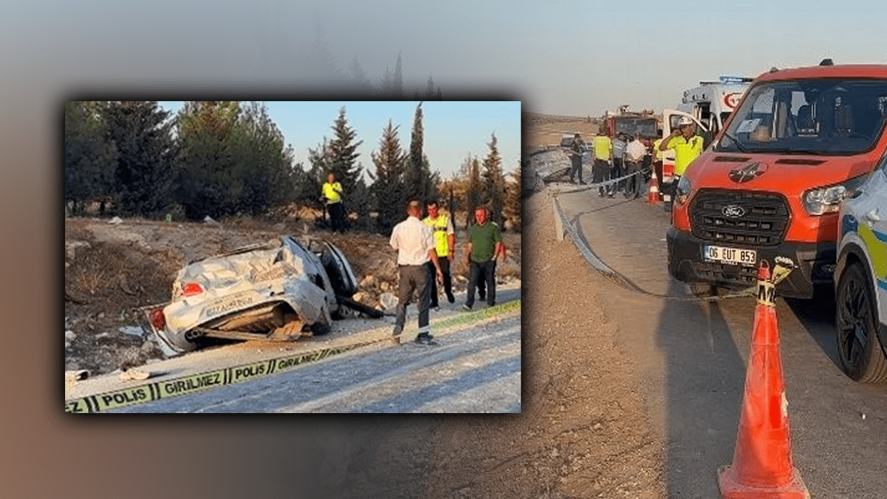 Gaziantep’te Can Pazarı! İki Otomobil Kafa Kafaya Çarpıştı: 3 Ölü 3 Yaralı
