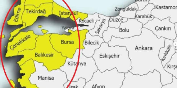 İstanbul, Bursa, Çanakkale ve Edirne’ye Kötü Haber! Meteoroloji Duyurdu: Bir Anda Tepetaklak Olacak, Hazırlıklı Olun