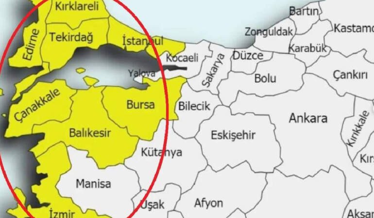 İstanbul, Bursa, Çanakkale ve Edirne’ye Kötü Haber! Meteoroloji Duyurdu: Bir Anda Tepetaklak Olacak, Hazırlıklı Olun