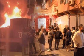 İstanbul’da Korku Dolu Anlar, Sesi Duyan Kendisini Dışarı Attı