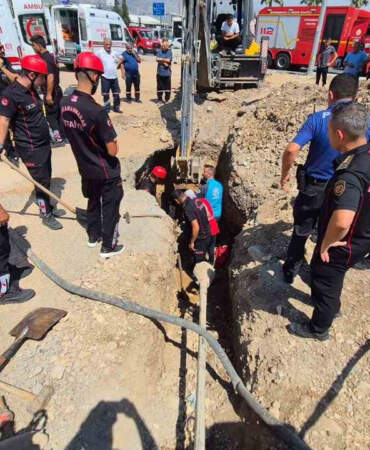 Kahramanmaraş’ta Göçük! İşçi Yaralı Olarak Kurtarıldı