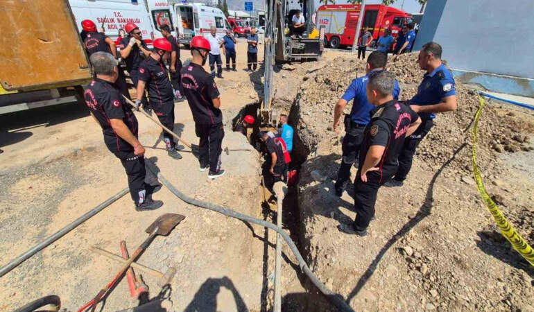 Kahramanmaraş’ta Göçük! İşçi Yaralı Olarak Kurtarıldı