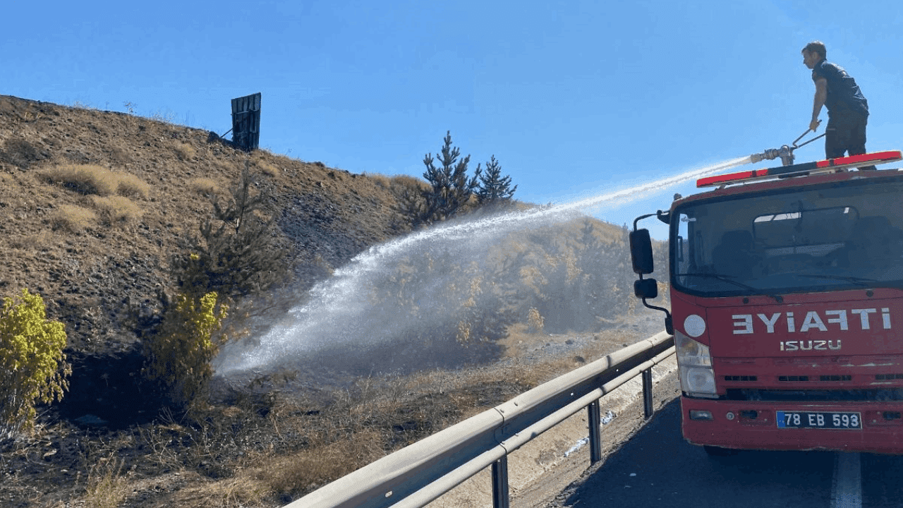 Karabük’te Ot Yangını