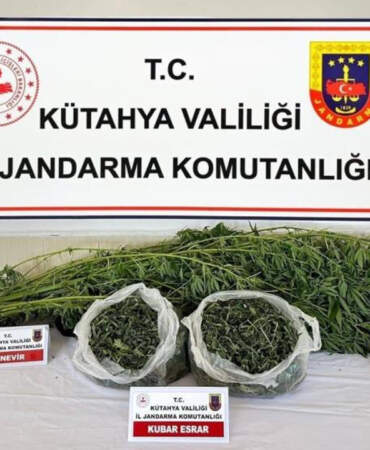 Kütahya’da Operasyon: Uyuşturucu ve Silah Ele Geçirildi