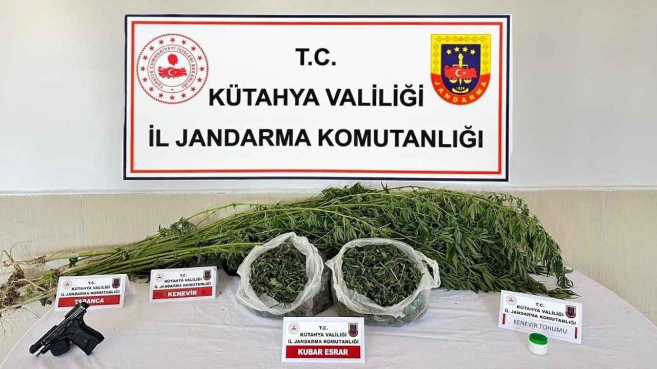 Kütahya’da Operasyon: Uyuşturucu ve Silah Ele Geçirildi