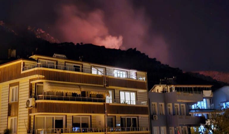 Marmara Adası’nda Orman Yangını… Ekipler Alarma Geçti!