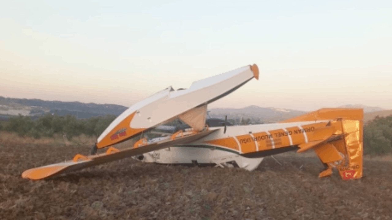 Muğla’da Yangın Söndürme Uçağı Düştü