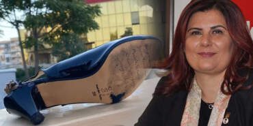 Özlem Çerçioğlu’na ‘Topuklu Efe’ Göndermeli protesto:  ‘Kırık Topuklu!’