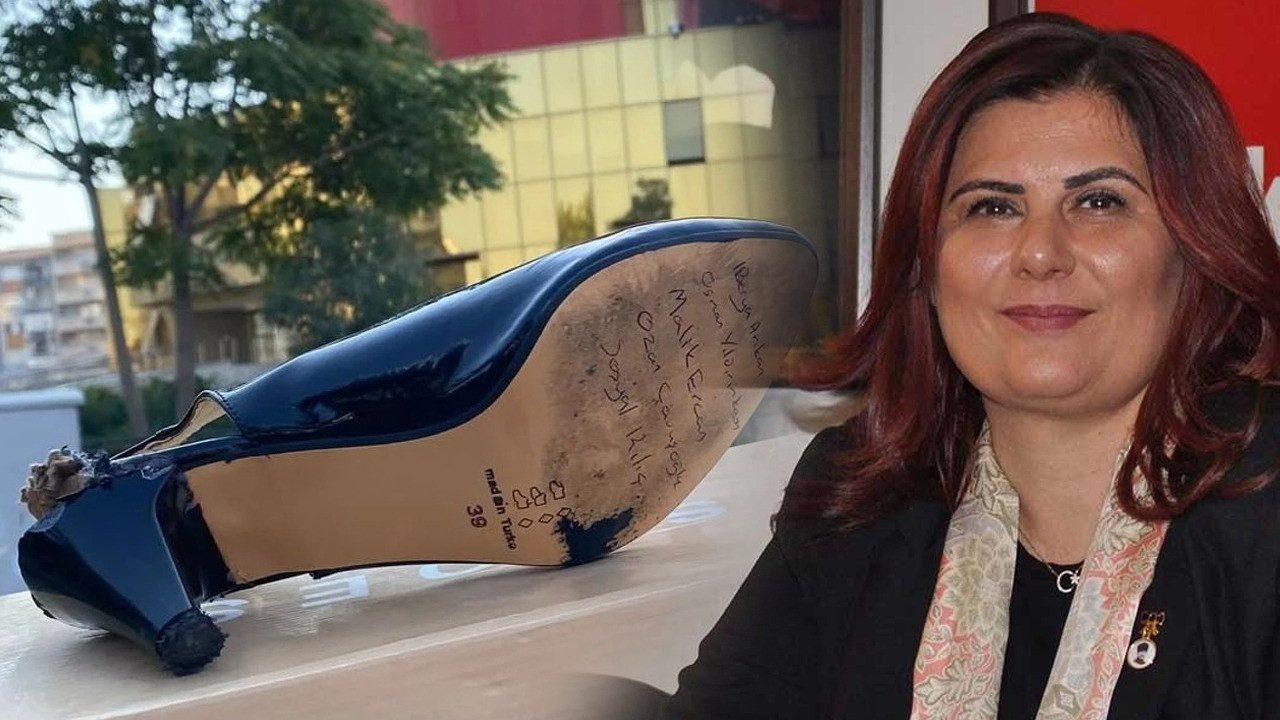 Özlem Çerçioğlu’na ‘Topuklu Efe’ Göndermeli protesto:  ‘Kırık Topuklu!’