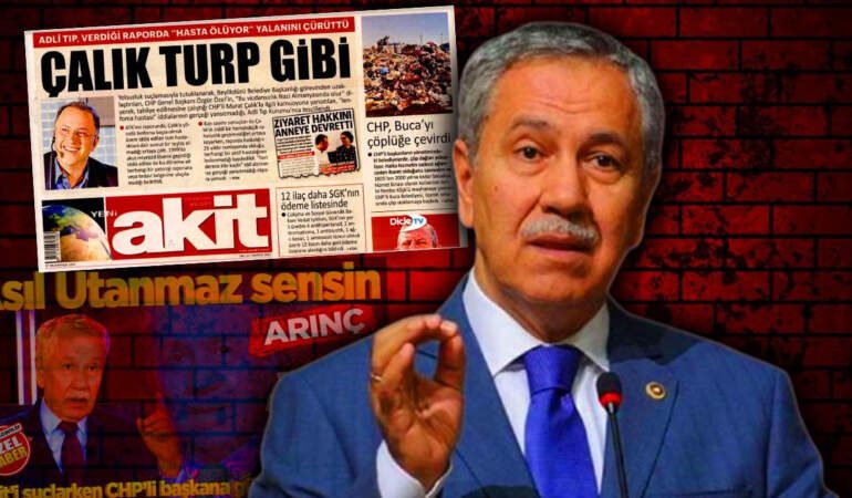 Skandal ‘Murat Çalık’ Manşeti Çileden Çıkardı: Bülent Arınç’tan Yeni Akit’e Zehir Zemberek Sözler