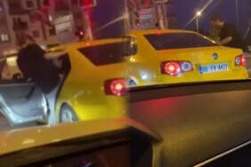 Arabada Kadına Şiddet! Tekmeleyerek Darp Etti, Küfürler Savurdu