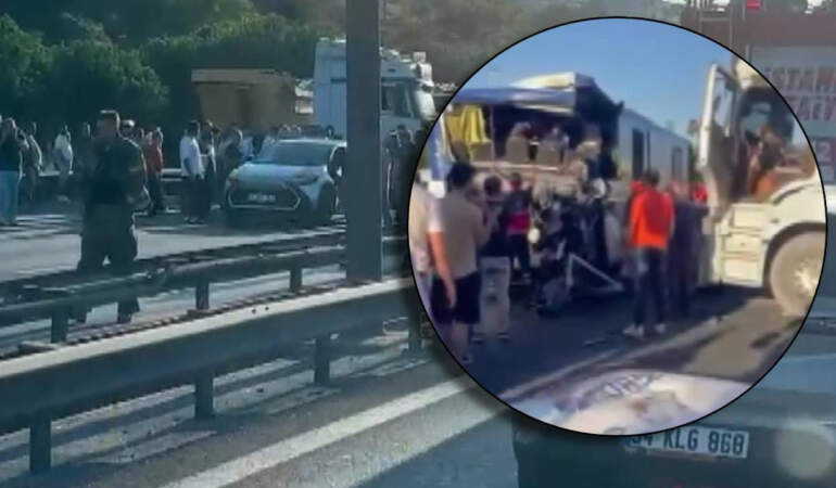 TEM’de Zincirleme Kaza! Tüm Şeritler Trafiğe Kapatıldı, Ölü ve Çok Sayıda Yaralı Var