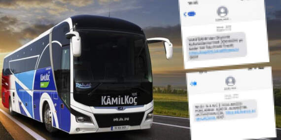 Ünlü Otobüs Firması Kamil Koç’un Yolcularını Şoke Eden Mesaj! SMS Sistemi Hacklendi
