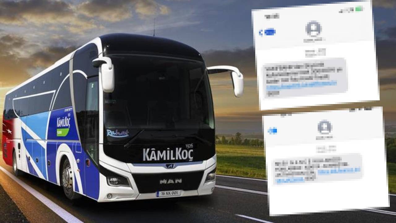 Ünlü Otobüs Firması Kamil Koç’un Yolcularını Şoke Eden Mesaj! SMS Sistemi Hacklendi