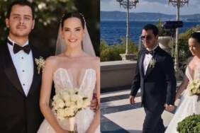 Ezgi Şenler çocukluk aşkıyla evlendi! Dupduru güzelliği herkesi hayran bıraktı