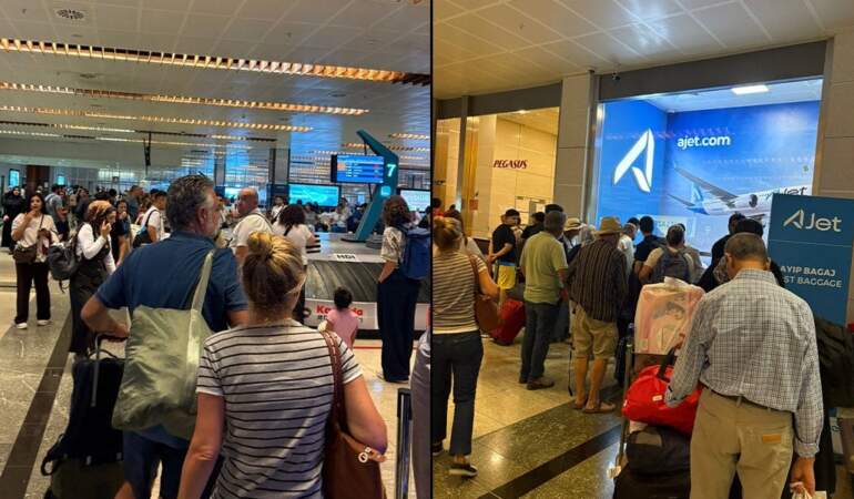 Sabiha Gökçen Havalimanı’nda bagaj krizi