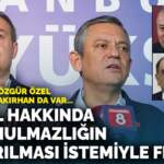 Aralarında Özgür Özel ve Tuncer Bakırhan da var… 6 vekil hakkında dokunulmazlığın kaldırılması istemiyle fezleke