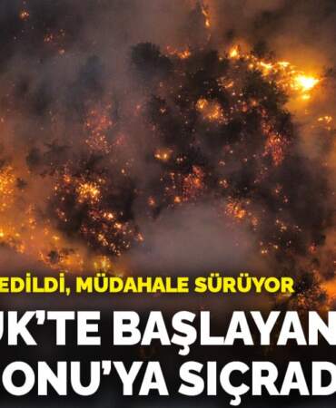 Karabük’te başlayan yangın Kastamonu’ya sıçradı! Köyler tahliye edildi, müdahale sürüyor