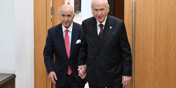 Hikmet Çetin’den Bahçeli’ye sürpriz ziyaret