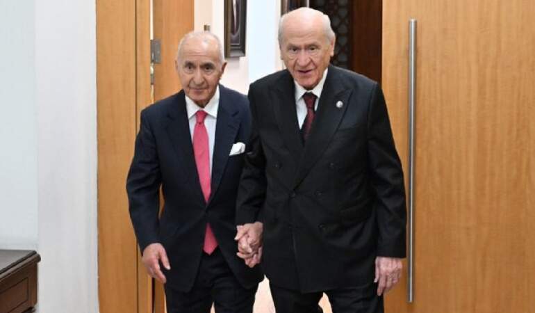 Hikmet Çetin’den Bahçeli’ye sürpriz ziyaret