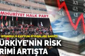 CHP İstanbul’a kayyum piyasaları sarstı: Türkiye’nin risk primi artışta