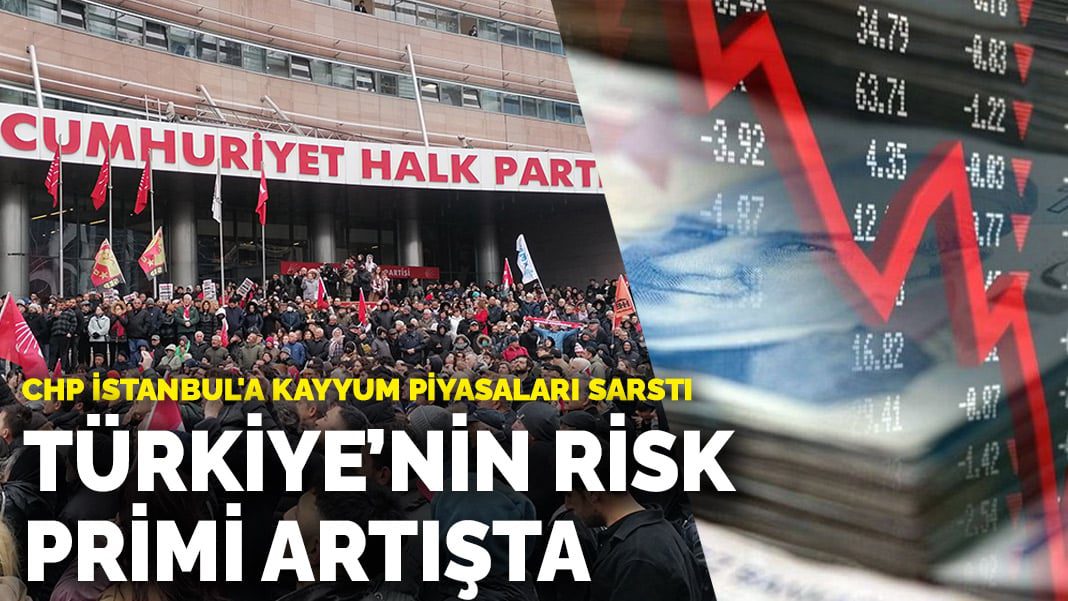 CHP İstanbul’a kayyum piyasaları sarstı: Türkiye’nin risk primi artışta