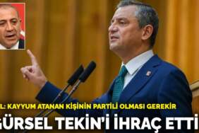 Özgür Özel duyurdu: Gürsel Tekin’i ihraç ettik