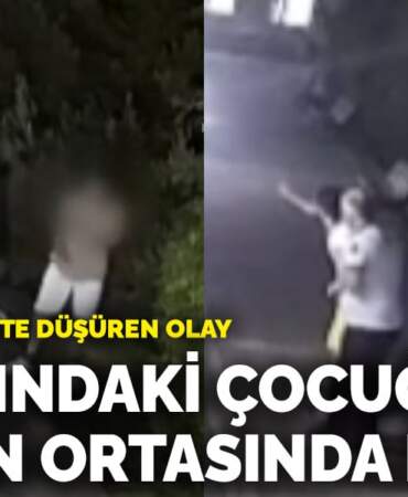 Adana’da dehşete düşüren olay! 13 yaşındaki çocuğu sitenin ortasında dövdü
