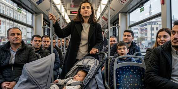 Bebekli anneler için toplu taşıma çilesi sona eriyor! İşte otobüslerdeki yeni bebek arabası kuralı