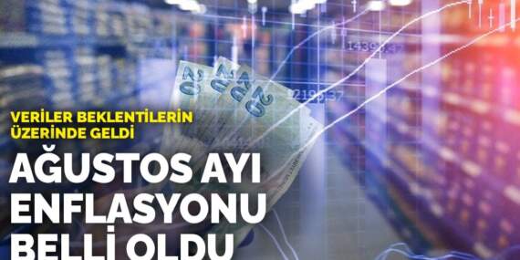 TÜİK duyurdu: Ağustos ayı enflasyonu belli oldu
