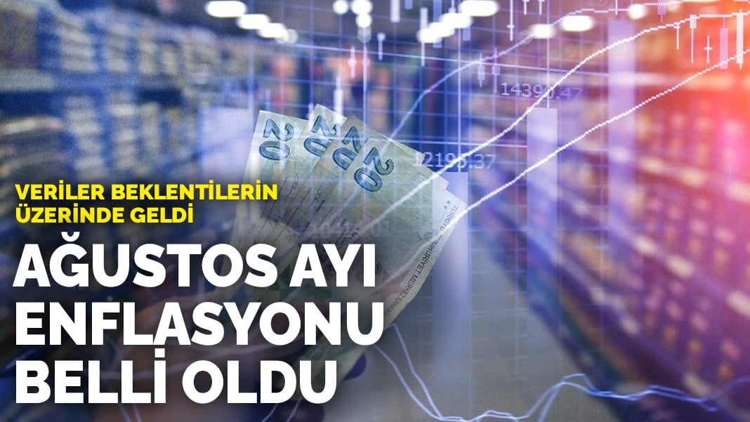 TÜİK duyurdu: Ağustos ayı enflasyonu belli oldu