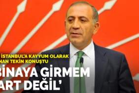 CHP İstanbul’a kayyum olarak atanan Tekin konuştu: Binaya girmem şart değil