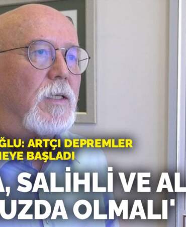 Prof. Dr. Seyitoğlu: Artçı depremler güneye göç etmeye başladı