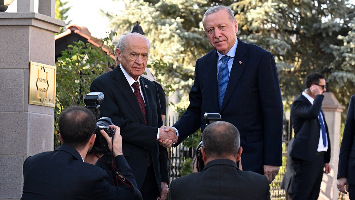 Erdoğan, Bahçeli’yi evinde ziyaret etti