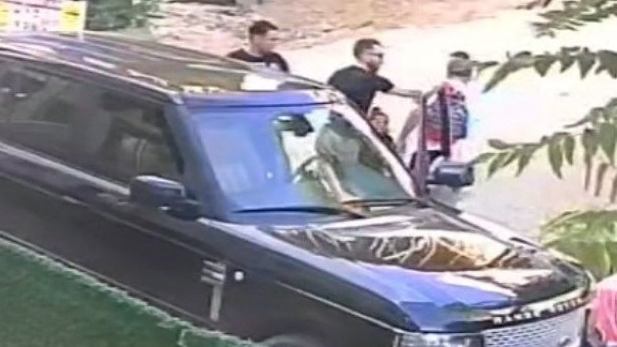 Çocuklarının gözü önünde babaya tokat atan maganda adliyede