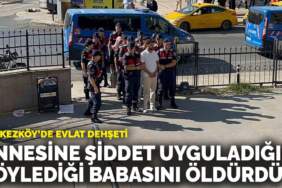 Çerkezköy’de evlat dehşeti… Annesine şiddet uyguladığını söylediği babasını öldürdü