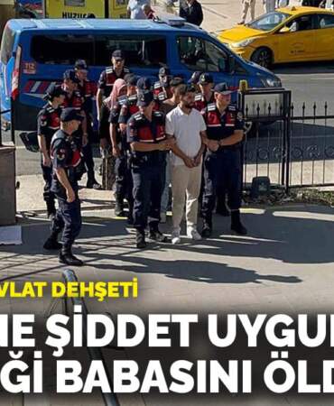 Çerkezköy’de evlat dehşeti… Annesine şiddet uyguladığını söylediği babasını öldürdü