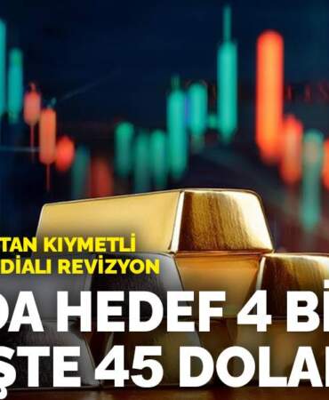 Deutsche Bank’tan kıymetli metaller için iddialı revizyon: Altında hedef 4 bin, gümüşte 45 dolar